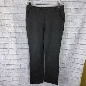 Bodilove women L casual stretch pull on pants grey